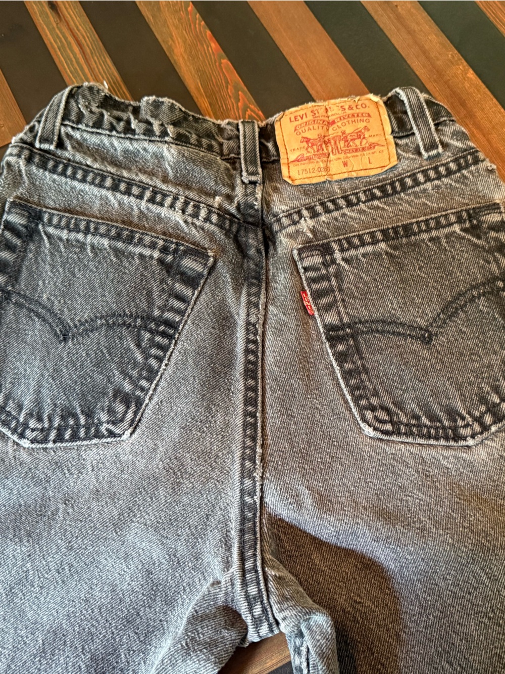 Levi’s Rare Vintage Faded Black/Gray Women’s Style 17512-0260 - Picture 7 of 12